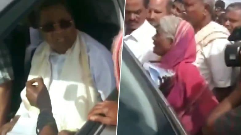 कांग्रेस नेता सिद्धारमैया ने चुनावी वादा नहीं किया पूरा, बुजुर्ग महिला ने सभी सामने कर दी फजीहत- देखें वीडियो कांग्रेस नेता सिद्धारमैया ने चुनावी वादा नहीं किया पूरा, बुजुर्ग महिला ने सभी सामने कर दी फजीहत- देखें वीडियो