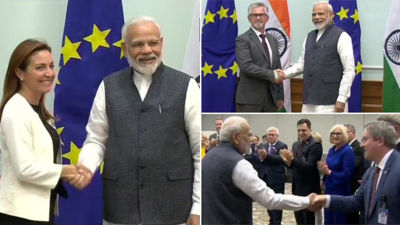 प्रधानमंत्री नरेंद्र मोदी से मिली यूरोपीय सांसदों की टीम, 370 खत्म होने के बाद पहली बार कोई विदेशी दल मंगलवार को जाएगा कश्मीर