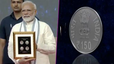 महात्मा गांधी की 150वीं जयंती पर पीएम मोदी ने जारी किए 150 रुपये के चांदी के सिक्के और डाक टिकट