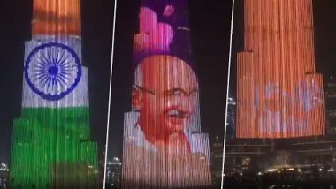 Mahatma Gandhi Jayanti 2019: महात्मा गांधी को श्रद्धांजलि देने के लिए तिरंगे के रंग में रंगा गया दुबई का बुर्ज खलीफा