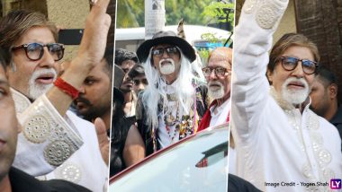 अमिताभ बच्चन के जन्मदिन पर घर के बाहर उमड़ा फैंस का सैलाब, महानायक ने की मुलाकात