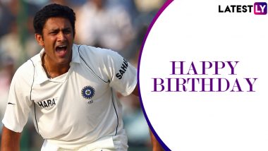 Happy Birthday Anil Kumble: आज 49 वर्ष के हुए फिरकी गेंदबाज अनिल कुंबले, जानिए क्रिकेट से जुड़े रोचक आकड़ें