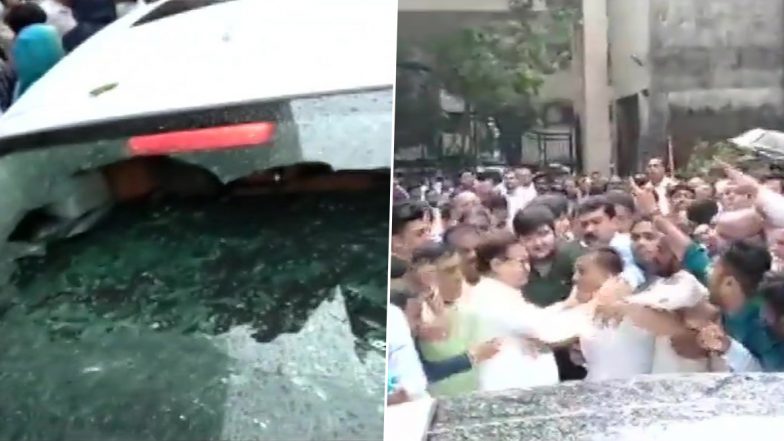 महाराष्ट्र विधानसभा चुनाव 2019: बीजेपी ने काटा दिग्गज प्रकाश मेहता का टिकट तो कार्यकर्ताओं ने किया हंगामा, पार्टी प्रत्याशी पराग मेहता की गाड़ी पर किया हमला