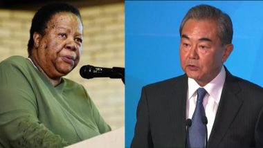 चीन के स्टेट काउंसलर वांग यी और दक्षिण अफ्रीका की मंत्री नालेदी पंडोर ने डरबन में की द्विपक्षीय बातचीत, सहयोग बढ़ाने का लिया संकल्प