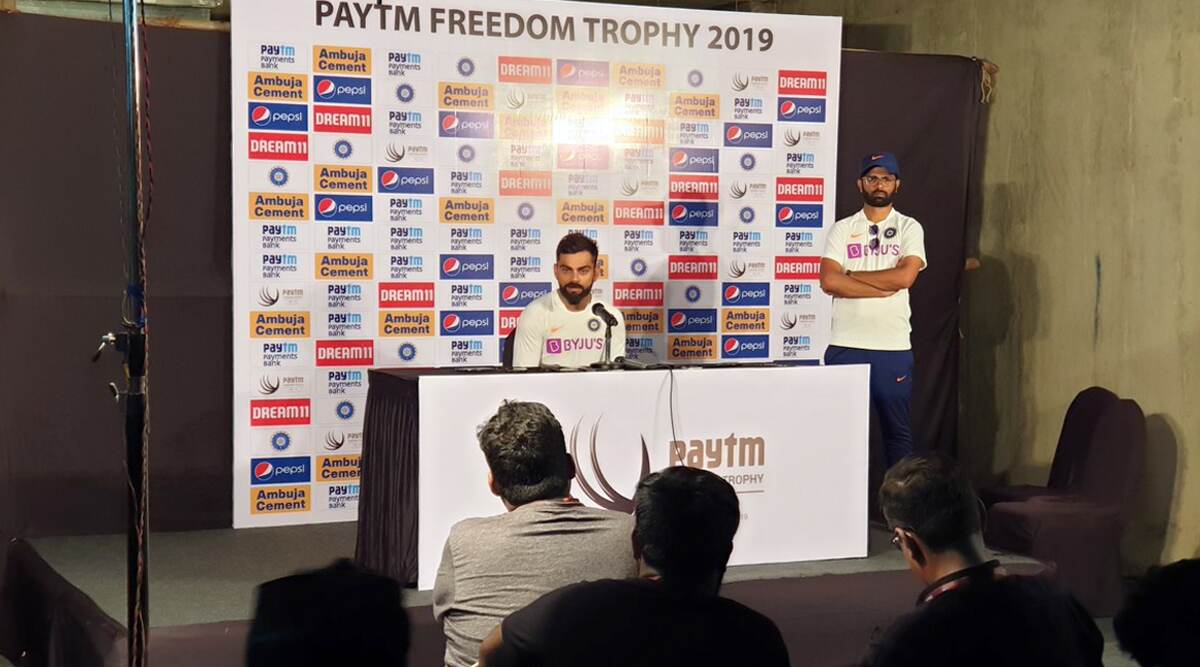 IND vs SA 2nd Test Match 2019: दूसरे टेस्ट से पहले विराट कोहली ने रोहित शर्मा को लेकर दिया बड़ा बयान, देखें वीडियो IND vs SA 2nd Test Match 2019: दूसरे टेस्ट से पहले विराट कोहली ने रोहित शर्मा को लेकर दिया बड़ा बयान, देखें वीडियो