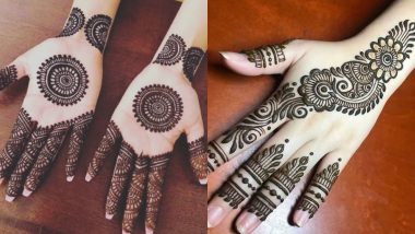 Diwali 2019 Mehndi Designs: दीपावली पर रचाएं मेहंदी और बढ़ाएं अपने हाथों की सुंदरता, देखें लेटेस्ट और आकर्षक मेहंदी डिजाइन्स | 🙏🏻 LatestLY हिन्दी