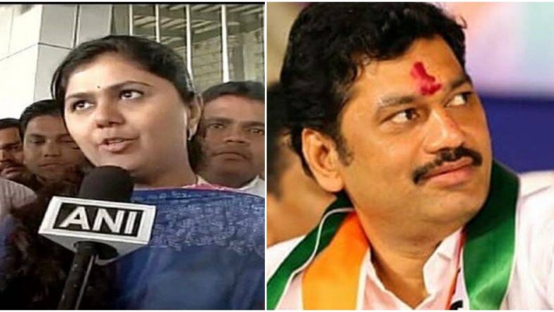 महाराष्ट्र विधानसभा चुनाव परिणाम 2019: परली सीट से पंकजा मुंडे पीछे, NCP उम्मीदवार धनंजय मुंडे आगे