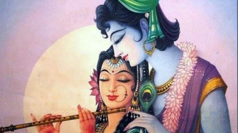 मुस्लिम महिला ने एक हिंदू मंदिर में भगवान कृष्ण की अपनी पेंटिंग समर्पित की