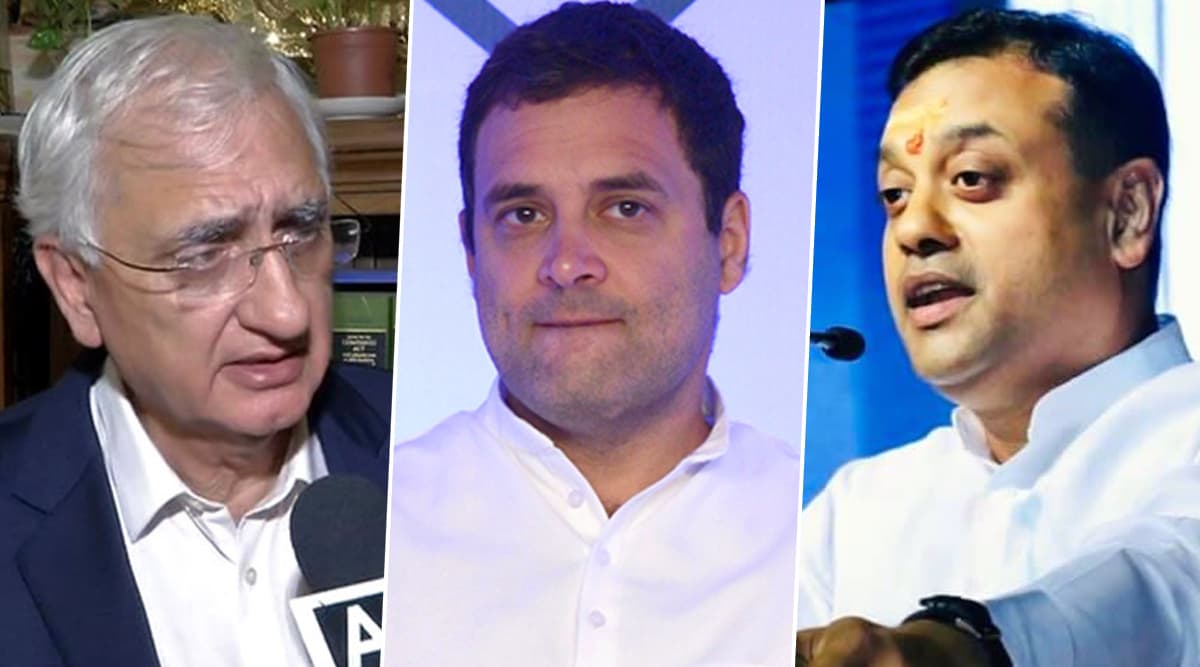 सलमान खुर्शीद के राहुल गांधी वाले बयान पर बीजेपी प्रवक्ता संबित पात्रा ने कसा तंज, कहा- कांग्रेस ने माना, उसके पास न नेता, न नीति, न नीयत सलमान खुर्शीद के राहुल गांधी वाले बयान पर बीजेपी प्रवक्ता संबित पात्रा ने कसा तंज, कहा- कांग्रेस ने माना, उसके पास न नेता, न नीति, न नीयत