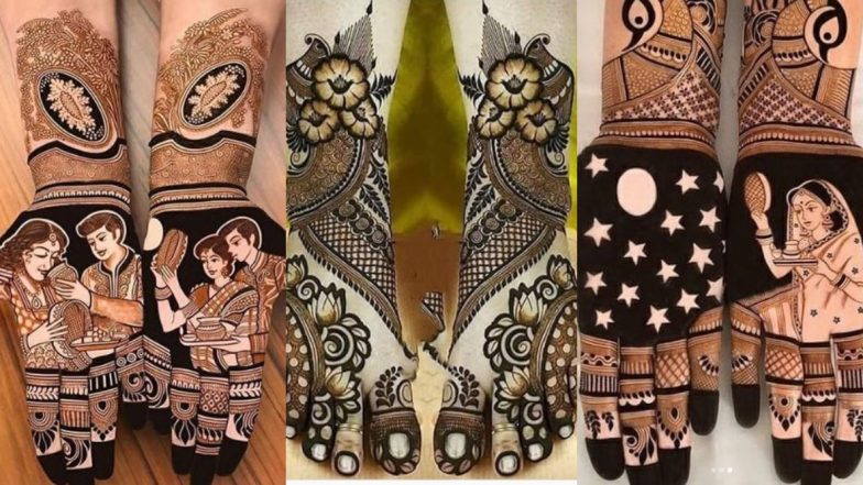 Karwa Chauth 2019 Mehndi Designs: करवा चौथ पर अपने हाथों और पैरों में लगाएं मेहंदी, देखें लेटेस्ट और आकर्षक डिजाइन्स