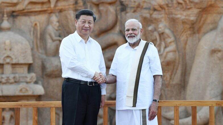 महाबलीपुरम में पीएम मोदी और शी जिनपिंग के बीच दूसरी अनौपचारिक मुलाकात आज, कई मुद्दों पर होगी चर्चा महाबलीपुरम में पीएम मोदी और शी जिनपिंग के बीच दूसरी अनौपचारिक मुलाकात आज, कई मुद्दों पर होगी चर्चा