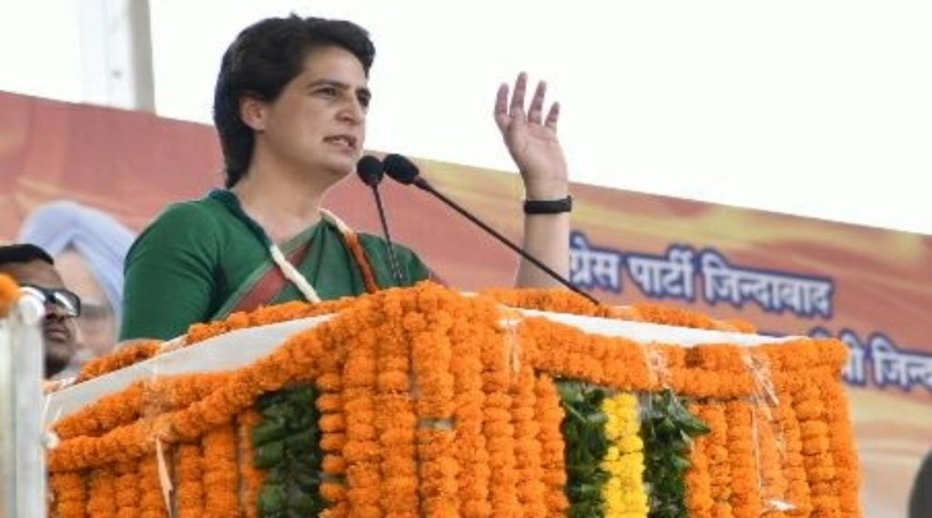 प्रियंका गांधी ने पुलिस की हिरासत से जारी किया ऑडियो संदेश