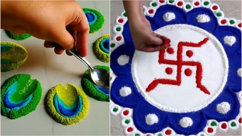 Diwali 2019 Rangoli Designs: दीपावली पर माता लक्ष्मी के स्वागत के लिए बनाएं खूबसूरत रंगोली, देखें चम्मच की मदद से तुरंत बनने वाले आकर्षक रंगोली डिजाइन्स Diwali 2019 Rangoli Designs: दीपावली पर माता लक्ष्मी के स्वागत के लिए बनाएं खूबसूरत रंगोली, देखें चम्मच की मदद से तुरंत बनने वाले आकर्षक रंगोली डिजाइन्स