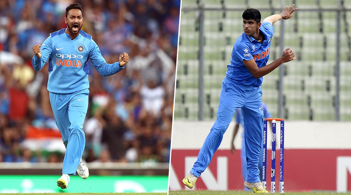 IND vs BAN 1st T20I 2019: वॉशिंगटन सुंदर और क्रूणाल पांड्या ने आखिरी ओवरों में की आतिशी बल्लेबाजी, भारत ने बनाया 148/6 IND vs BAN 1st T20I 2019: वॉशिंगटन सुंदर और क्रूणाल पांड्या ने आखिरी ओवरों में की आतिशी बल्लेबाजी, भारत ने बनाया 148/6