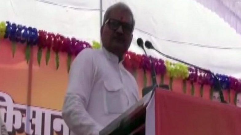 BJP सांसद जनार्दन मिश्रा बिगड़े बोल, कहा- किसानों से कर्ज वसूली के लिए आए तो हाथ तोड़ देंगे, गला दबाकर मार डालेंगे