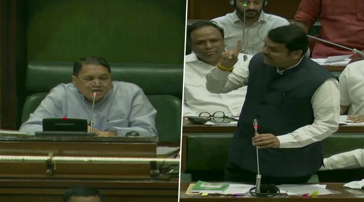 महाराष्ट्र फ्लोर टेस्ट: विधानसभा में भारी हंगामा, बीजेपी ने लगाए 'दादागिरी नहीं चलेगी' के नारे महाराष्ट्र फ्लोर टेस्ट: विधानसभा में भारी हंगामा, बीजेपी ने लगाए 'दादागिरी नहीं चलेगी' के नारे