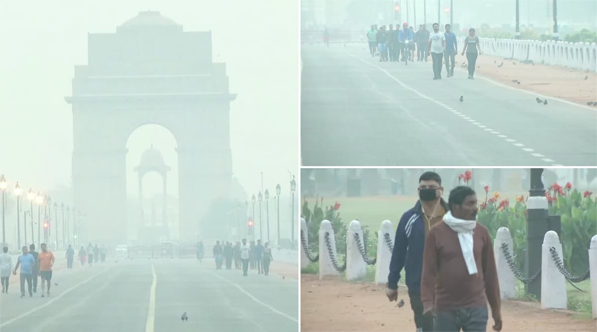 दिल्ली की हवा में कम हुआ जहर, खुले में सांस लेना फिर भी दूभर- मास्क लगाकर स्कूल पहुंचे बच्चे दिल्ली की हवा में कम हुआ जहर, खुले में सांस लेना फिर भी दूभर- मास्क लगाकर स्कूल पहुंचे बच्चे