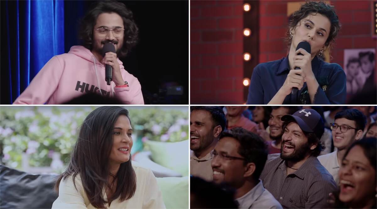 Video: वन माइक स्टैंड का ट्रेलर हुआ रिलीज, कॉमेडियन जाकिर खान, भुवन बम और तापसी पन्नू का दिखा कॉमिक अंदाज Video: वन माइक स्टैंड का ट्रेलर हुआ रिलीज, कॉमेडियन जाकिर खान, भुवन बम और तापसी पन्नू का दिखा कॉमिक अंदाज