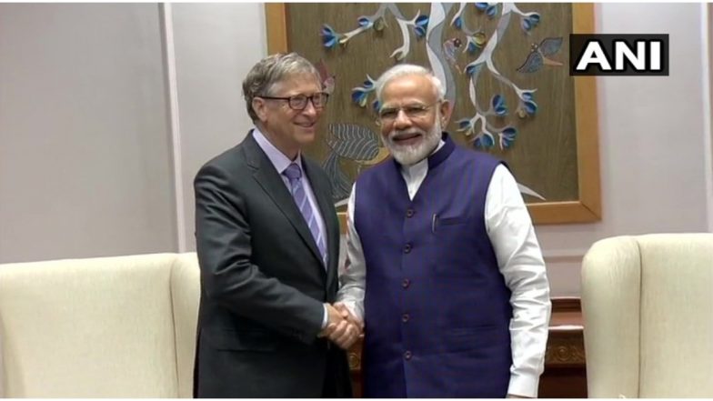 माइक्रोसॉफ्ट के सह-संस्थापक बिल गेट्स का भारत दौरा, दिल्ली में पीएम मोदी से की मुलाकात