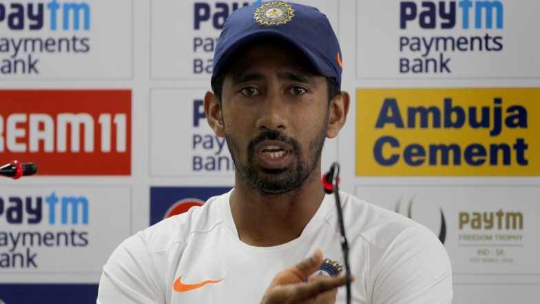 Wriddhiman Saha को ए-निगेटिव खून की जरूरत