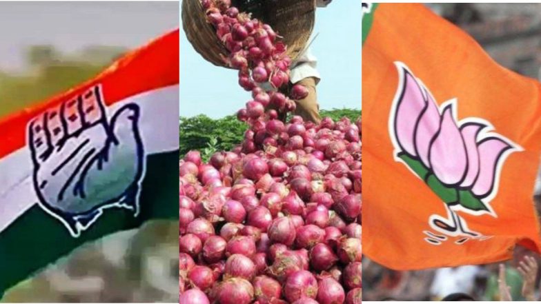 प्याज की बढ़ती कीमतों को लेकर कांग्रेस ने BJP पर किया हमला, कहा- कमोडिटी मूल्य नियंत्रण मोदी सरकार के वश के बाहर