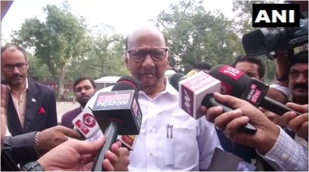 शरद पवार की गूगली: सोनिया गांधी से मिलने से पहले NCP सुप्रीमो का बड़ा बयान, कहा- बीजेपी और शिवसेना अपना रास्ता तय करें शरद पवार की गूगली: सोनिया गांधी से मिलने से पहले NCP सुप्रीमो का बड़ा बयान, कहा- बीजेपी और शिवसेना अपना रास्ता तय करें