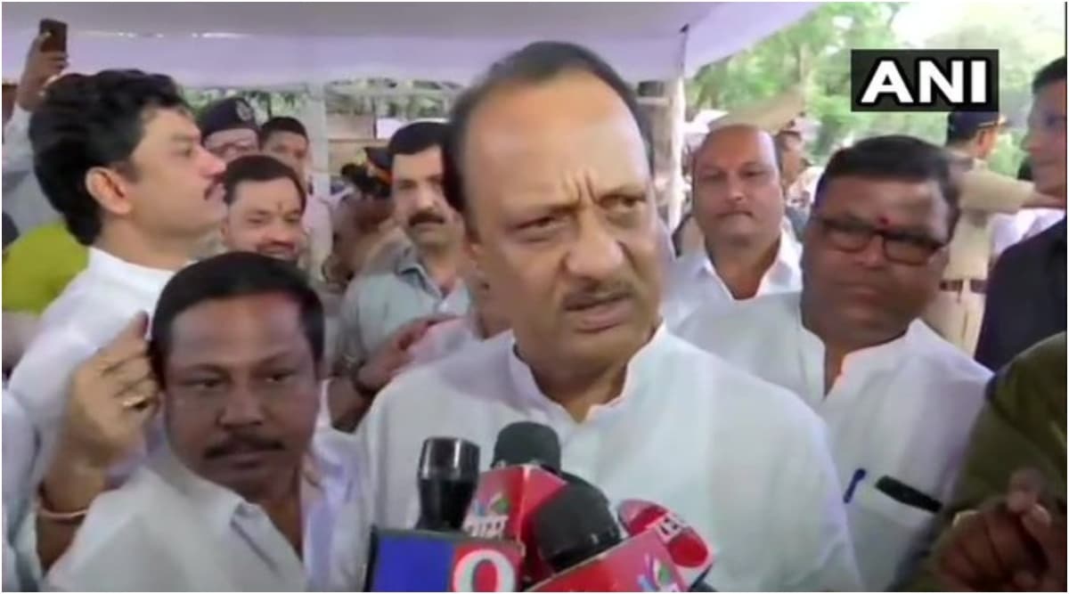 मंगलवार को उपमुख्यमंत्री पद से इस्तीफा देने के बाद पहली बार मीडिया के सामने आए अजित पवार, दिया ये बयान मंगलवार को उपमुख्यमंत्री पद से इस्तीफा देने के बाद पहली बार मीडिया के सामने आए अजित पवार, दिया ये बयान
