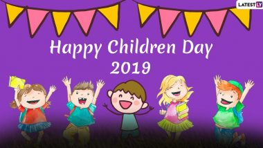 बाल दिवस भारत 2019 Wishes: इन शानदार हिंदी WhatsApp Stickers, Facebook Messages, Photo SMS, GIF Images, HD Wallpapers को भेजकर दें Children's Day की शुभकामनाएं