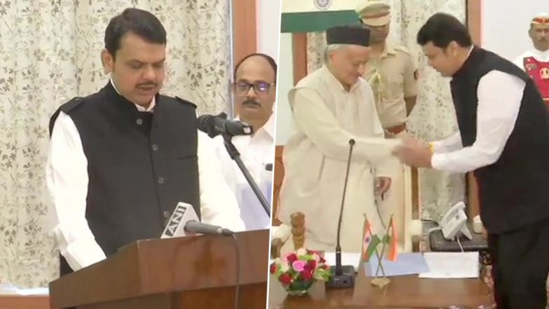 महाराष्ट्र की राजनीति में बड़ा उलटफेर: देवेंद्र फडणवीस ने ली मुख्यमंत्री पद की शपथ, एनसीपी के अजीत पवार बने डिप्टी सीएम