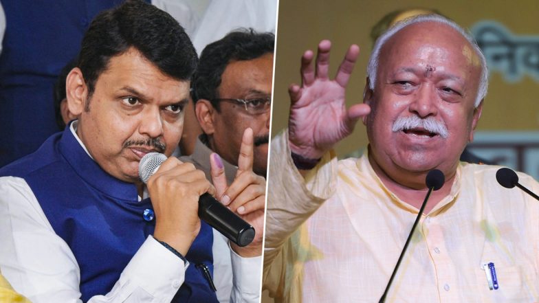 महाराष्ट्र में सरकार पर सस्पेंस: सीएम देवेंद्र फडणवीस ने नागपुर में RSS प्रमुख मोहन भागवत से की मुलाकात