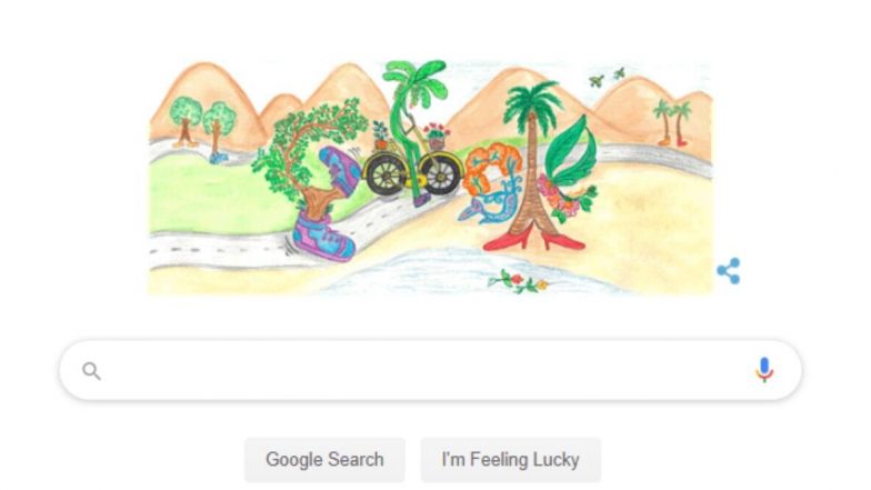 बाल दिवस भारत 2019: 'द वॉकिंग ट्री' थीम कलरफुल और क्रिएटिव Doodle की विजेता बनीं दिव्यांशी सिंघल