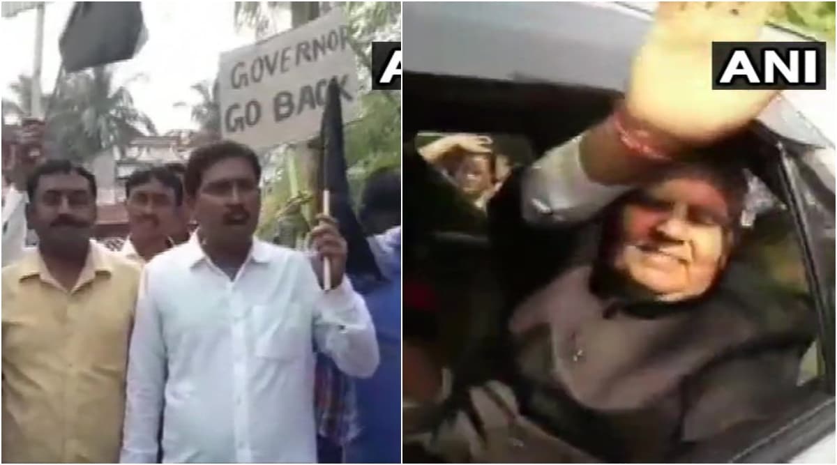 सीएम ममता बनर्जी- राज्यपाल जगदीप धनखड़ के बीच नाराजगी, TMC के कार्यकर्ताओं ने दिखाए काले झंडे सीएम ममता बनर्जी- राज्यपाल जगदीप धनखड़ के बीच नाराजगी, TMC के कार्यकर्ताओं ने दिखाए काले झंडे