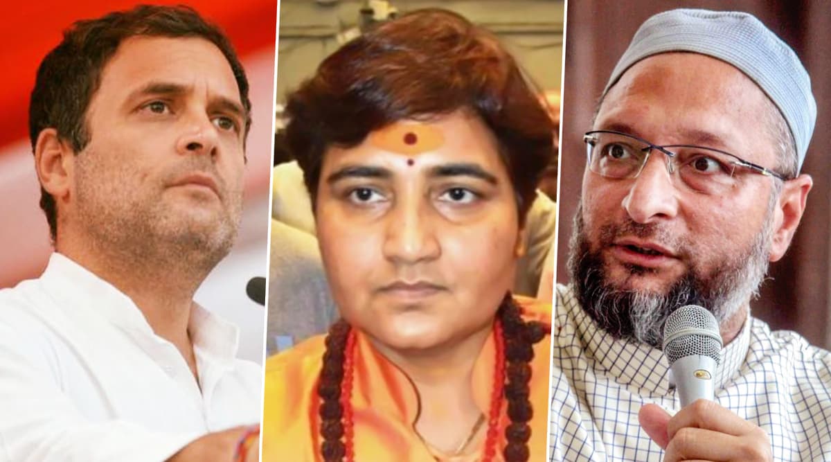 प्रज्ञा सिंह ठाकुर ने नाथूराम गोडसे को कहा 'देशभक्त': भड़के राहुल गांधी ने दिया आक्रामक बयान, असदुद्दीन ओवैसी ने भी कही ये बात प्रज्ञा सिंह ठाकुर ने नाथूराम गोडसे को कहा 'देशभक्त': भड़के राहुल गांधी ने दिया आक्रामक बयान, असदुद्दीन ओवैसी ने भी कही ये बात