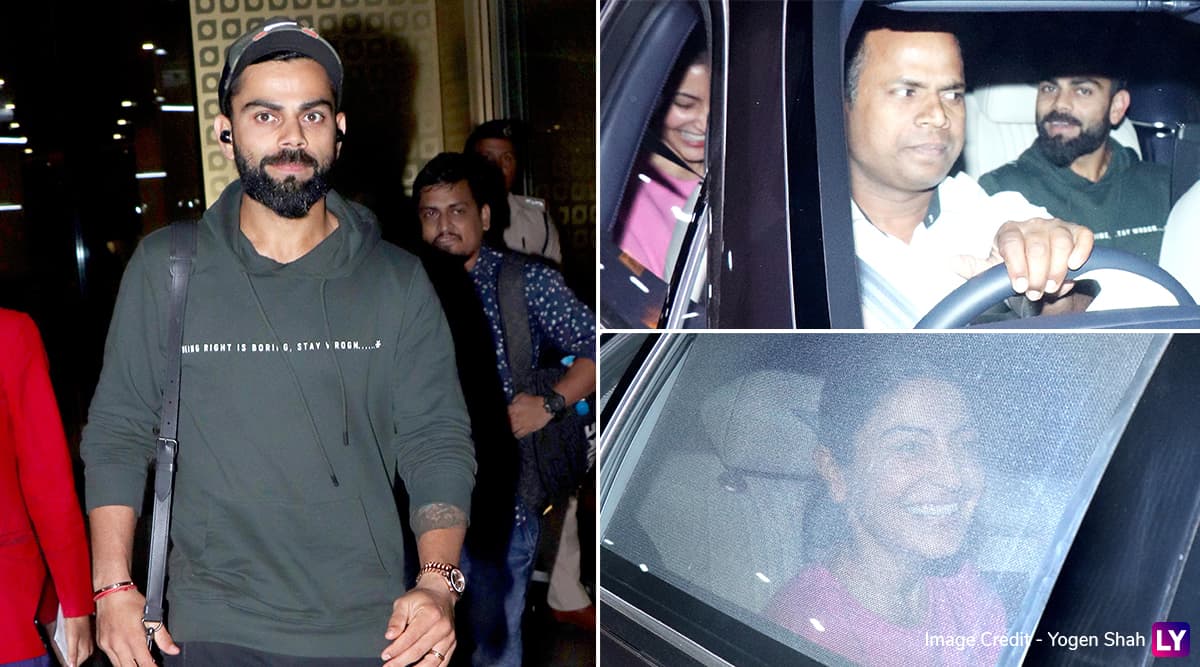 मुंबई एयरपोर्ट पर स्पॉट हुए विराट कोहली और अनुष्का शर्मा मुंबई एयरपोर्ट पर स्पॉट हुए विराट कोहली और अनुष्का शर्मा