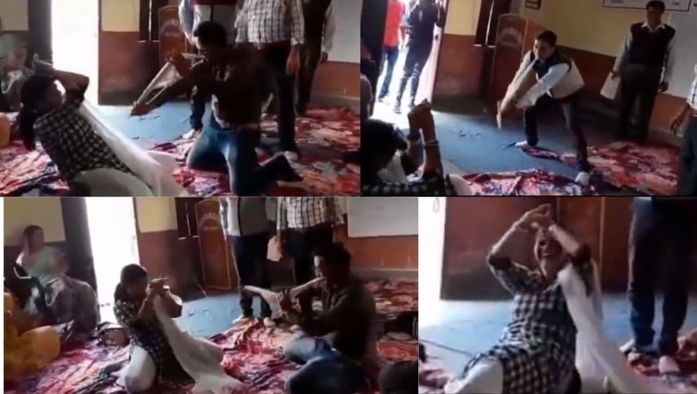 राजस्थान: जालोर में ट्रेनिंग के दौरान शिक्षक करने लगे 'नागिन डांस', देखें वायरल वीडियो राजस्थान: जालोर में ट्रेनिंग के दौरान शिक्षक करने लगे 'नागिन डांस', देखें वायरल वीडियो