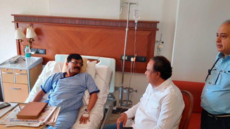 महाराष्ट्र में सियासी घमासान तेज, सस्पेंस के बीच लीलावती हॉस्पिटल में बीजेपी नेता आशीष शेलार ने संजय राउत से की मुलाकात