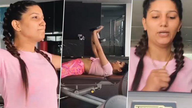 हरयाणवी डांसर सपना चौधरी ने शेयर किया अपना हॉट जिम वर्कआउट Video, फैंस को दिया फिटनेस मोटिवेशन 