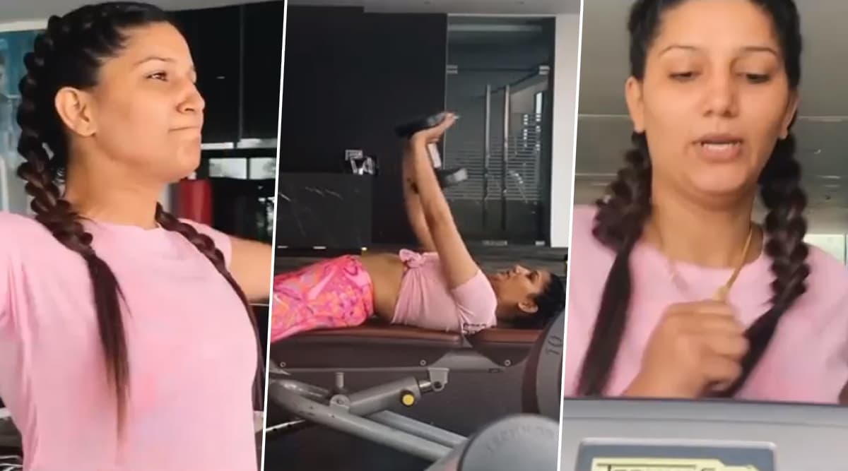 हरयाणवी डांसर सपना चौधरी ने शेयर किया अपना हॉट जिम वर्कआउट Video, फैंस को दिया फिटनेस मोटिवेशन हरयाणवी डांसर सपना चौधरी ने शेयर किया अपना हॉट जिम वर्कआउट Video, फैंस को दिया फिटनेस मोटिवेशन