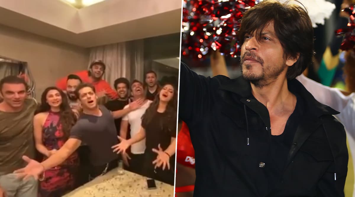 शाहरुख खान के जन्मदिन पर उमड़ा सलमान खान का प्यार, टीम 'दबंग 3' के साथ Video शेयर करके गाया बर्थडे सॉन्ग शाहरुख खान के जन्मदिन पर उमड़ा सलमान खान का प्यार, टीम 'दबंग 3' के साथ Video शेयर करके गाया बर्थडे सॉन्ग