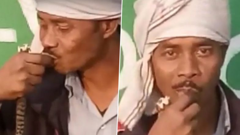 मध्यप्रदेश: शराब के साथ चखने में सांप खाता है ये शख्स, पकड़ने के लिए जाता है जंगल में