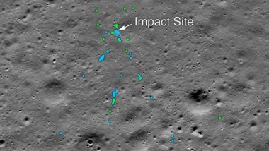 Chandrayaan 2 के विक्रम लैंडर का मलबा चांद की सतह पर मिला, NASA ने जारी की तस्वीर