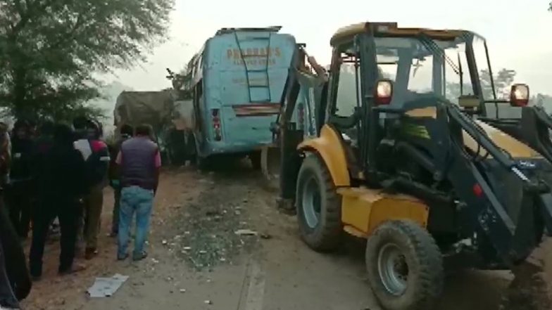 मध्यप्रदेश के रीवा में बड़ा हादसा, ट्रक-बस में भीषण टक्कर- 5 की मौत, 7 घायल
