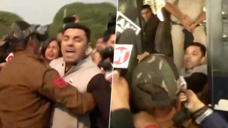 दिल्ली: प्याज के बढ़ते दाम पर तहसीन पूनावाला कर रहे थे सीतारमण का विरोध, घसीटते हुए ले गई पुलिस, Video