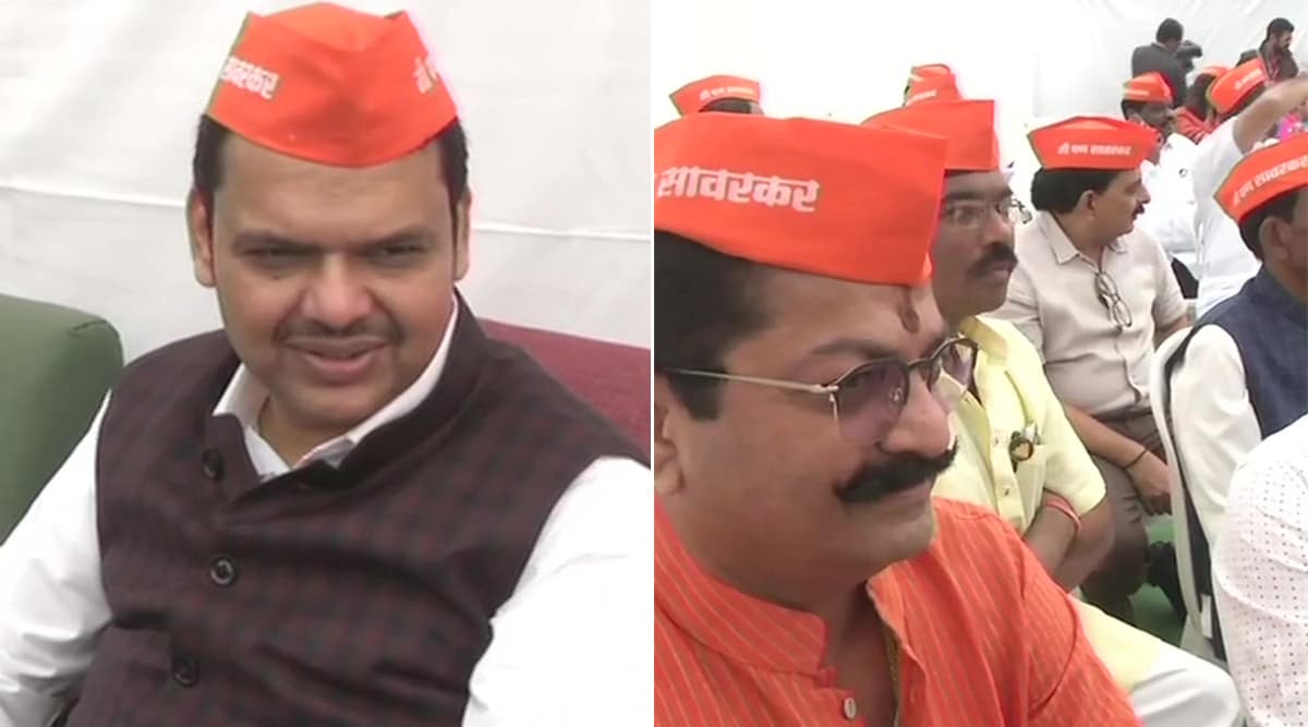 महाराष्ट्र: राहुल गांधी के वीर सावरकर वाले बयान पर बीजेपी आक्रामक, 'मैं भी सावरकर' की टोपी पहन कर विधानसभा पहुंचे विधायक महाराष्ट्र: राहुल गांधी के वीर सावरकर वाले बयान पर बीजेपी आक्रामक, 'मैं भी सावरकर' की टोपी पहन कर विधानसभा पहुंचे विधायक