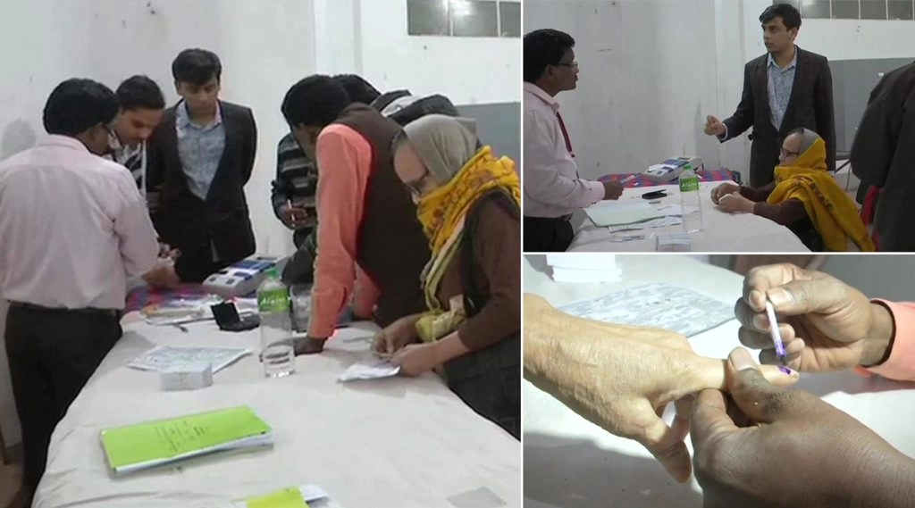 दुमका (Dumka) और बेरमो (Barmo) विधानसभा सीट पर उपचुनावों के लिए कड़ी सुरक्षा के बीच मतदान.