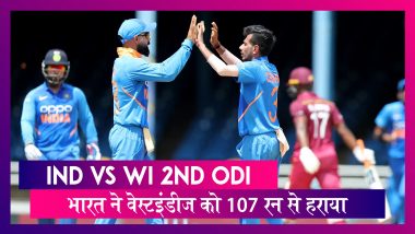 IND vs WI 2nd ODI 2019 भारत ने वेस्टइंडीज को 107 रन से हराया