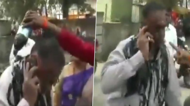 महाराष्ट्र: उद्धव ठाकरे पर टिप्पणी करना पड़ा भारी, बीड में महिला ने शख्स पर डाली स्याही: देखें VIDEO