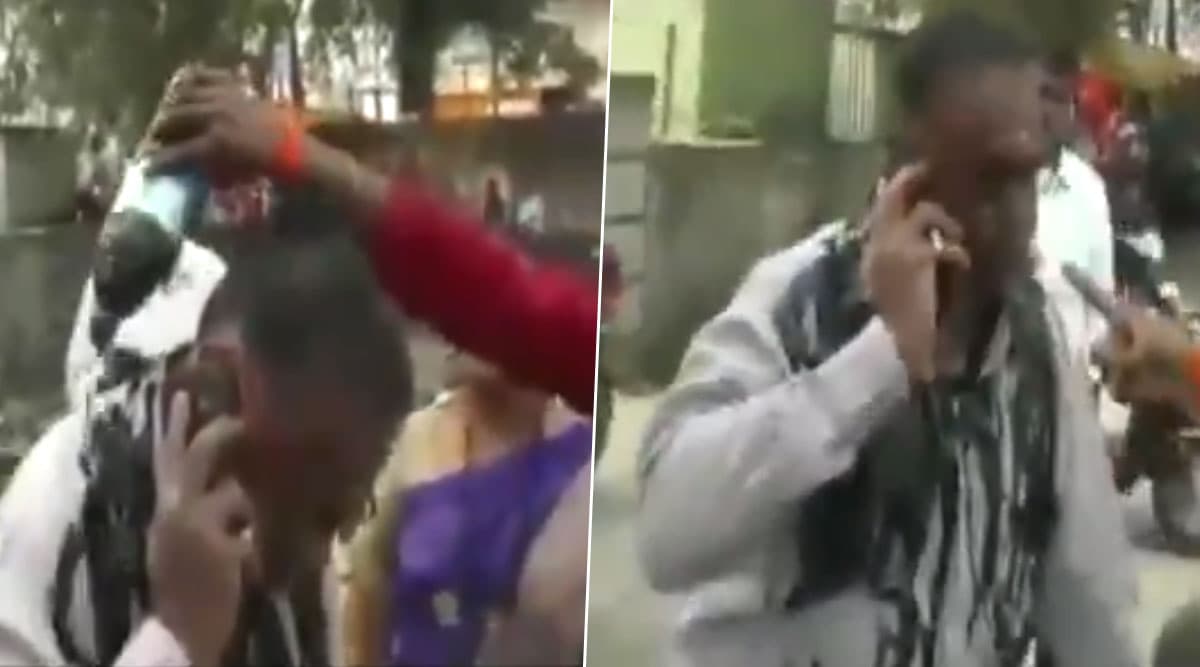 महाराष्ट्र: उद्धव ठाकरे पर टिप्पणी करना पड़ा भारी, बीड में महिला ने शख्स पर डाली स्याही: देखें VIDEO महाराष्ट्र: उद्धव ठाकरे पर टिप्पणी करना पड़ा भारी, बीड में महिला ने शख्स पर डाली स्याही: देखें VIDEO