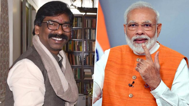 पीएम मोदी ने हेमंत सोरेन को मुख्यमंत्री पद की शपथ लेने पर दी बधाई, कहा-  झारखंड के विकास के लिए केंद्र हर संभव मदद को तैयार