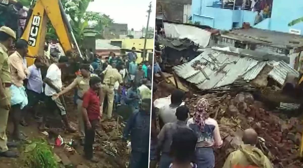 तमिलनाडु: मेट्टुपलायम में भारी बारिश के चलते गिरी दीवार, 15 लोगों की मौत- रेस्क्यू ऑपरेशन जारी तमिलनाडु: मेट्टुपलायम में भारी बारिश के चलते गिरी दीवार, 15 लोगों की मौत- रेस्क्यू ऑपरेशन जारी